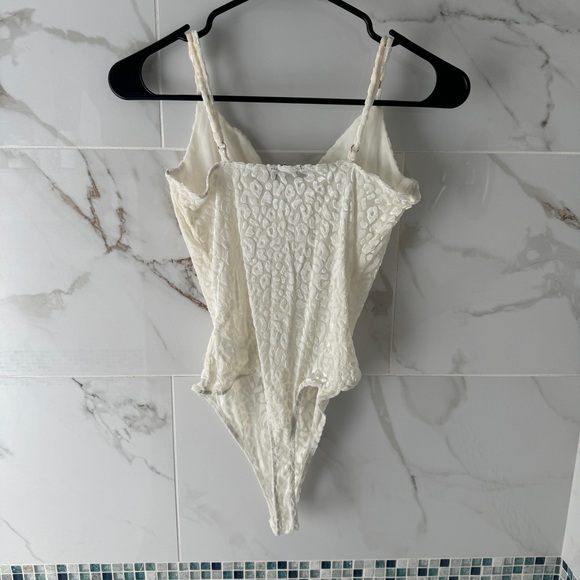 NAKED WARDROBE | SHEER ANIMAL PRINT BODYSUIT - Picture 3 of 4